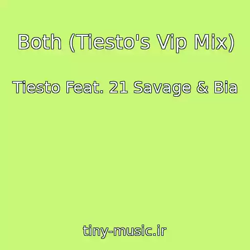 کاور آهنگ Both (Tiesto's Vip Mix) از Tiesto Feat. 21 Savage & Bia