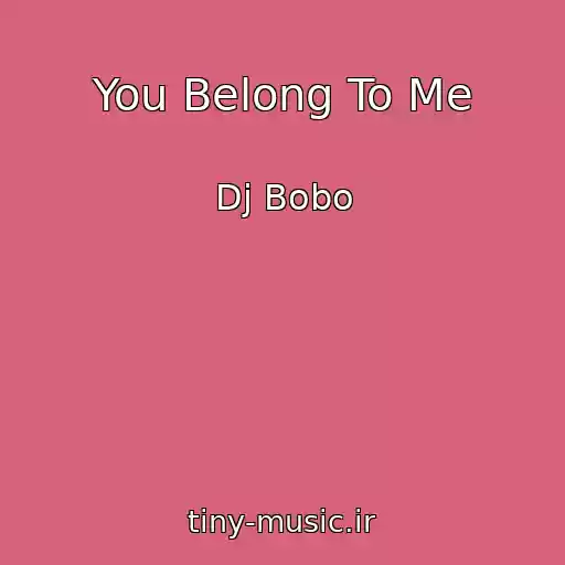 کاور آهنگ You Belong To Me از Dj Bobo