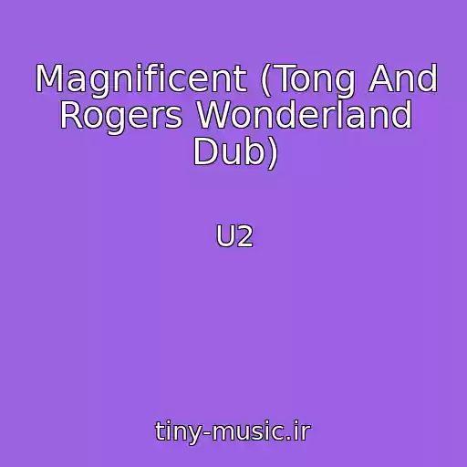 کاور آهنگ Magnificent (Tong And Rogers Wonderland Dub) از U2