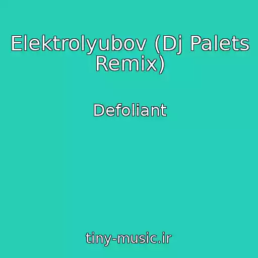 کاور آهنگ Elektrolyubov (Dj Palets Remix) از Defoliant