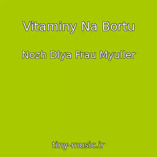 کاور آهنگ Vitaminy Na Bortu از Nozh Dlya Frau Myuller