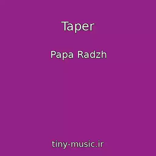 کاور آهنگ Taper از Papa Radzh