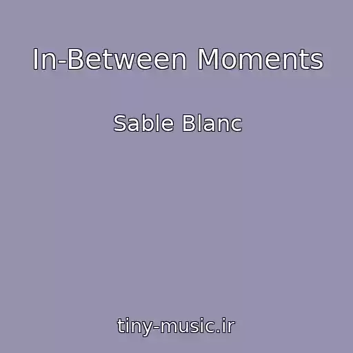 کاور آهنگ In-Between Moments از Sable Blanc