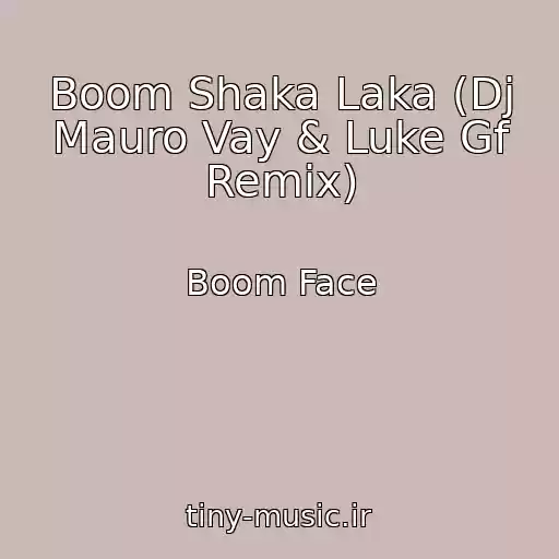 کاور آهنگ Boom Shaka Laka (Dj Mauro Vay & Luke Gf Remix) از Boom Face