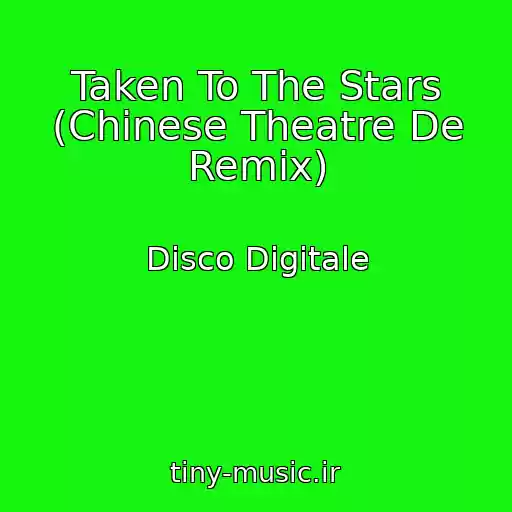 کاور آهنگ Taken To The Stars (Chinese Theatre De Remix) از Disco Digitale