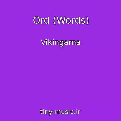 کاور آهنگ Ord (Words) از Vikingarna