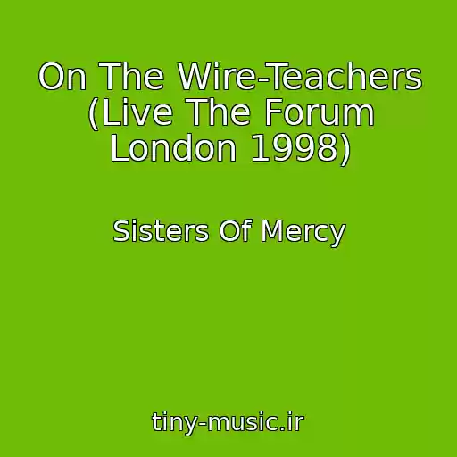 کاور آهنگ On The Wire-Teachers (Live The Forum London 1998) از Sisters Of Mercy
