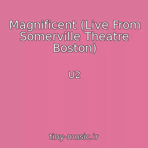 کاور آهنگ Magnificent (Live From Somerville Theatre Boston) از U2