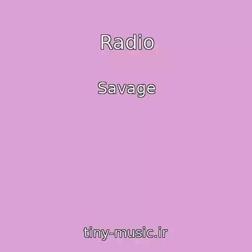 کاور آهنگ Radio از Savage
