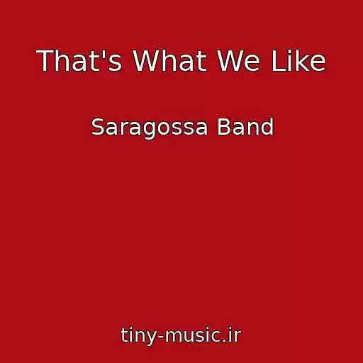 کاور آهنگ That's What We Like از Saragossa Band