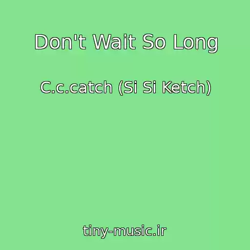 کاور آهنگ Don't Wait So Long از C.c.catch (Si Si Ketch)