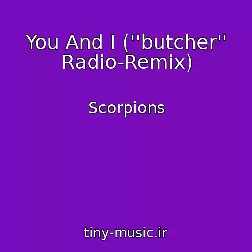 کاور آهنگ You And I (''butcher'' Radio-Remix) از Scorpions