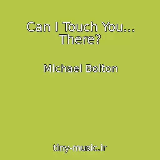 کاور آهنگ Can I Touch You... There? از Michael Bolton