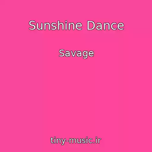 کاور آهنگ Sunshine Dance از Savage