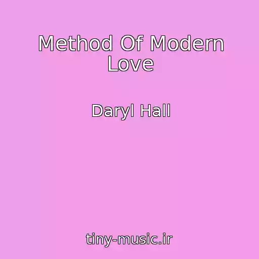 کاور آهنگ Method Of Modern Love از Daryl Hall