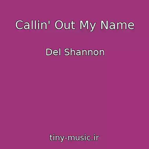 کاور آهنگ Callin' Out My Name از Del Shannon