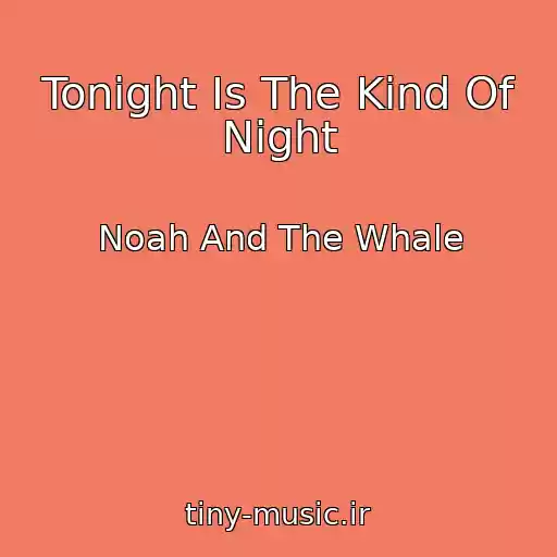 کاور آهنگ Tonight Is The Kind Of Night از Noah And The Whale