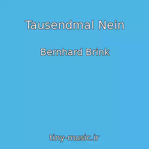 کاور آهنگ Tausendmal Nein از Bernhard Brink
