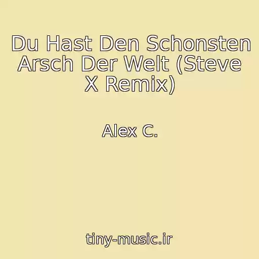 کاور آهنگ Du Hast Den Schonsten Arsch Der Welt (Steve X Remix) از Alex C.