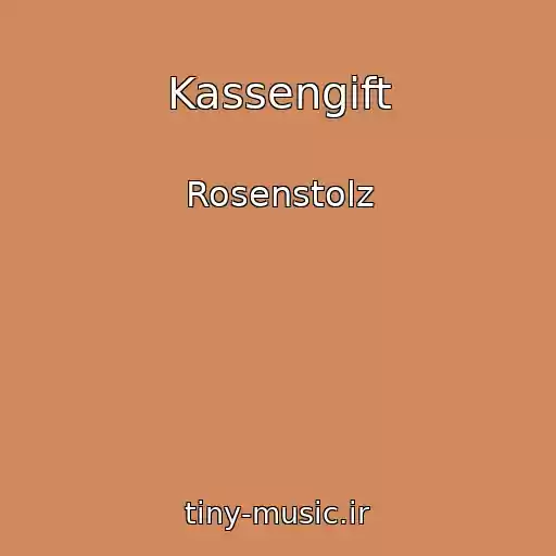 کاور آهنگ Kassengift از Rosenstolz