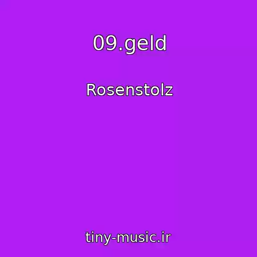 کاور آهنگ 09.geld از Rosenstolz