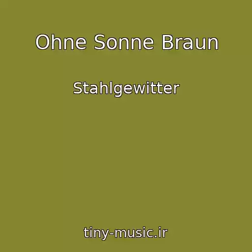 کاور آهنگ Ohne Sonne Braun از Stahlgewitter