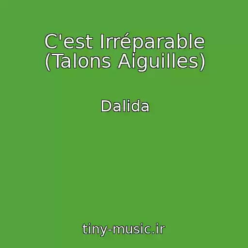 کاور آهنگ C'est Irréparable (Talons Aiguilles) از Dalida