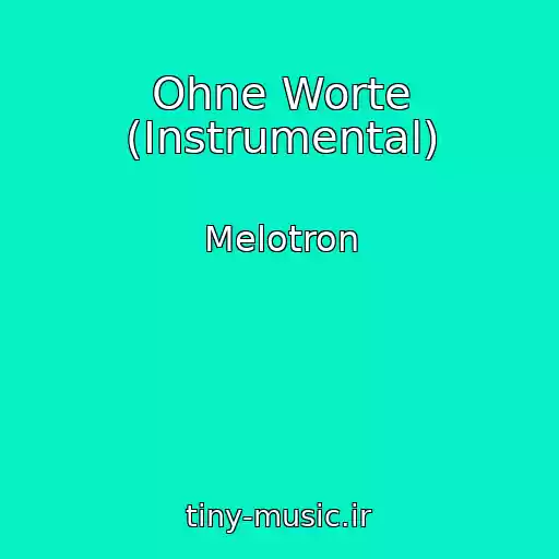 کاور آهنگ Ohne Worte (Instrumental) از Melotron