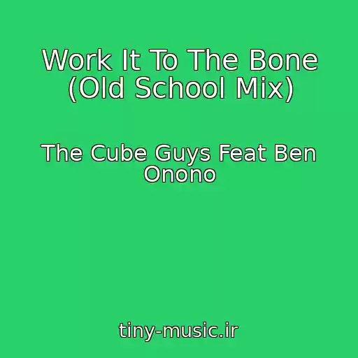 کاور آهنگ Work It To The Bone (Old School Mix) از The Cube Guys Feat Ben Onono