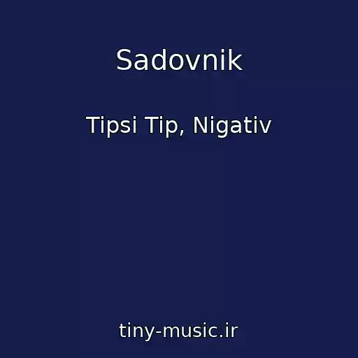 کاور آهنگ Sadovnik از Tipsi Tip, Nigativ