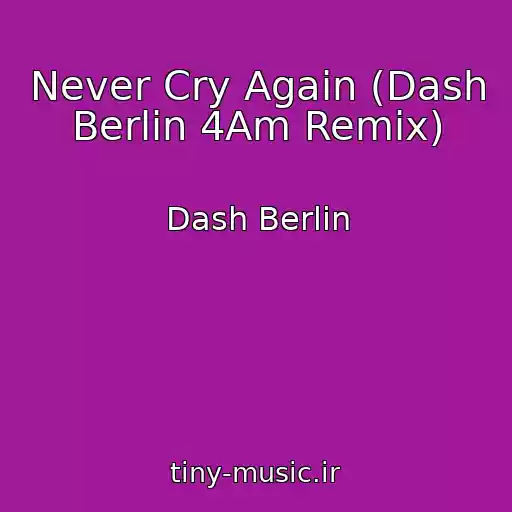 کاور آهنگ Never Cry Again (Dash Berlin 4Am Remix) از Dash Berlin