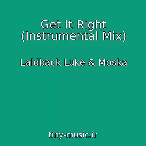 کاور آهنگ Get It Right (Instrumental Mix) از Laidback Luke & Moska