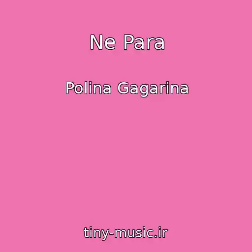 کاور آهنگ Ne Para از Polina Gagarina