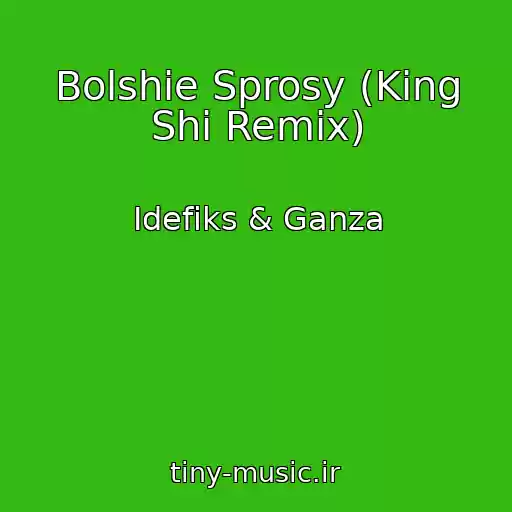 کاور آهنگ Bolshie Sprosy (King Shi Remix) از Idefiks & Ganza