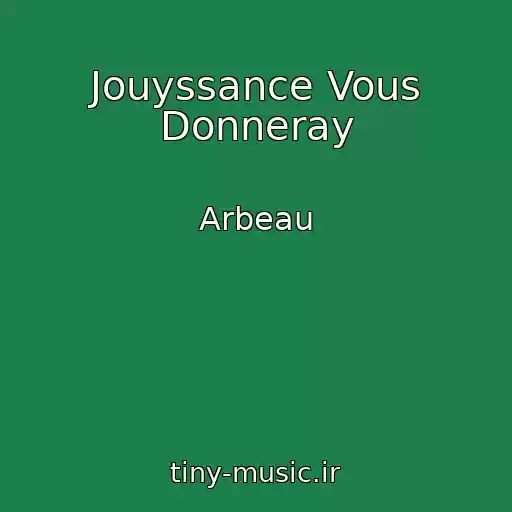 کاور آهنگ Jouyssance Vous Donneray از Arbeau