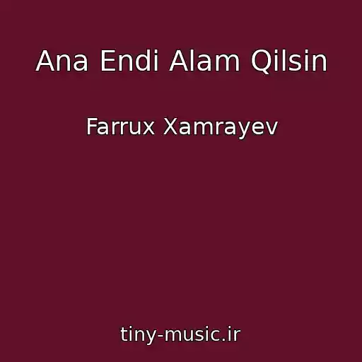کاور آهنگ Ana Endi Alam Qilsin از Farrux Xamrayev