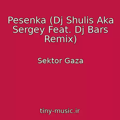 کاور آهنگ Pesenka (Dj Shulis Aka Sergey Feat. Dj Bars Remix) از Sektor Gaza