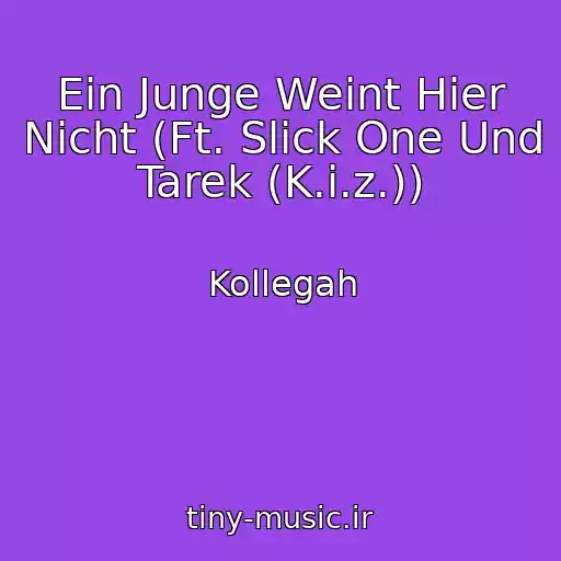 کاور آهنگ Ein Junge Weint Hier Nicht (Ft. Slick One Und Tarek (K.i.z.)) از Kollegah