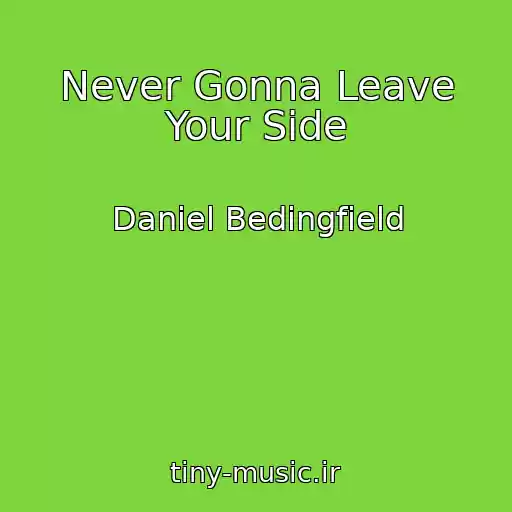 کاور آهنگ Never Gonna Leave Your Side از Daniel Bedingfield