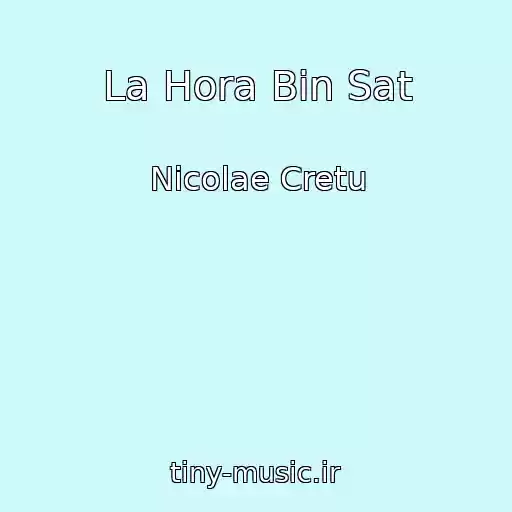 کاور آهنگ La Hora Bin Sat از Nicolae Cretu