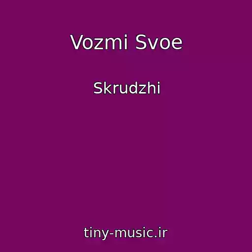 کاور آهنگ Vozmi Svoe از Skrudzhi