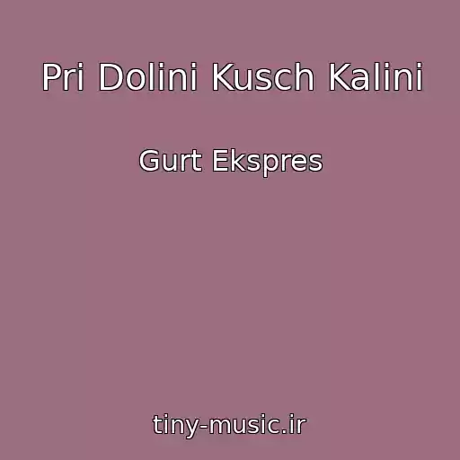 کاور آهنگ Pri Dolinі Kusch Kalini از Gurt Ekspres