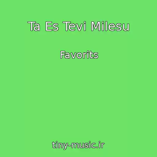 کاور آهنگ Ta Es Tevi Milesu از Favorits