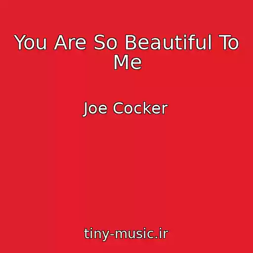 کاور آهنگ You Are So Beautiful To Me از Joe Cocker