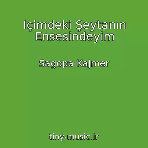 کاور آهنگ Içimdeki Şeytanın Ensesindeyim از Sagopa Kajmer