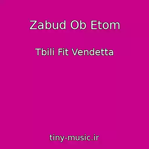 کاور آهنگ Zabud Ob Etom از Tbili Fit Vendetta