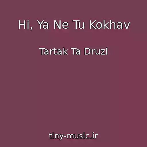 کاور آهنگ Hi, Ya Ne Tu Kokhav از Tartak Ta Druzi