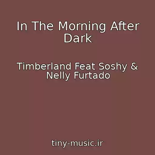 کاور آهنگ In The Morning After Dark از Timberland Feat Soshy & Nelly Furtado