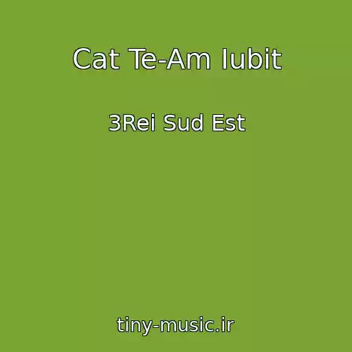 کاور آهنگ Cat Te-Am Iubit از 3Rei Sud Est