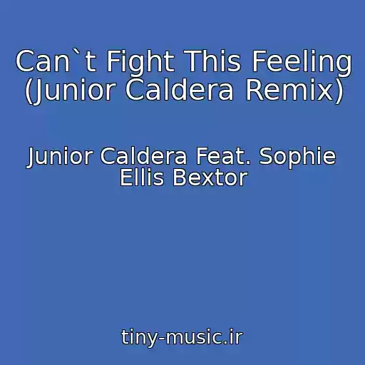 کاور آهنگ Can`t Fight This Feeling (Junior Caldera Remix) از Junior Caldera Feat. Sophie Ellis Bextor